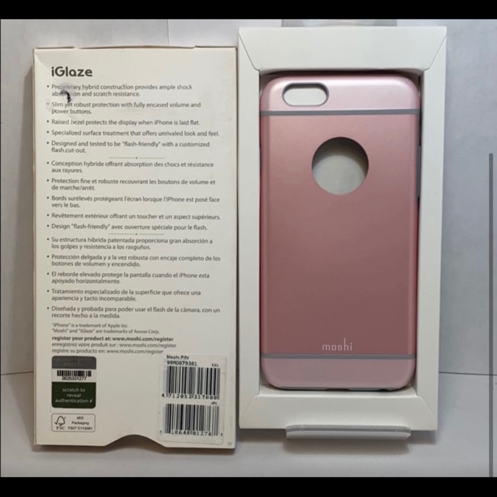 iPhone 6/6s Moshi Hardshell protection case-New